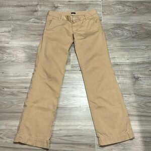 Gap women's khakis straight leg low rise size 1 Reg.